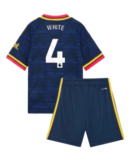 Billige Fotballdrakt Arsenal Ben White #4 Replika Bortedraktsett Barn 2026-27 Kortermet (med bukser)